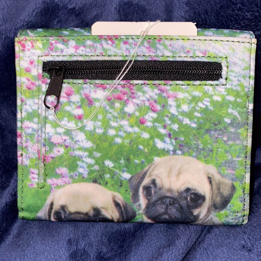 Pugs with Rhinestone Collars Wallet - Picture 4 of 4